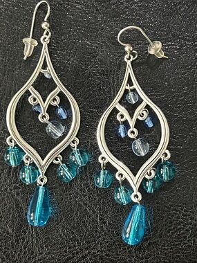 Brighton Blue Prism Chandelier Earrings.